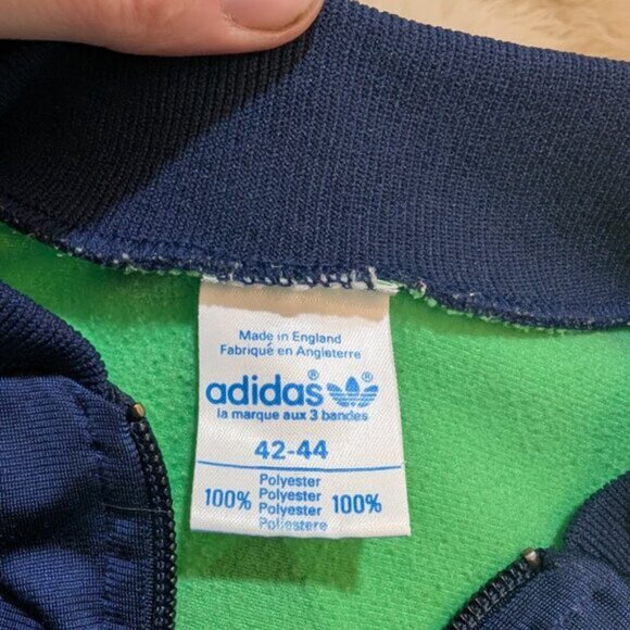 Vintage Adidas Made in England Irish Football Northern Ireland Size 42 - 44 - Picture 5 of 9